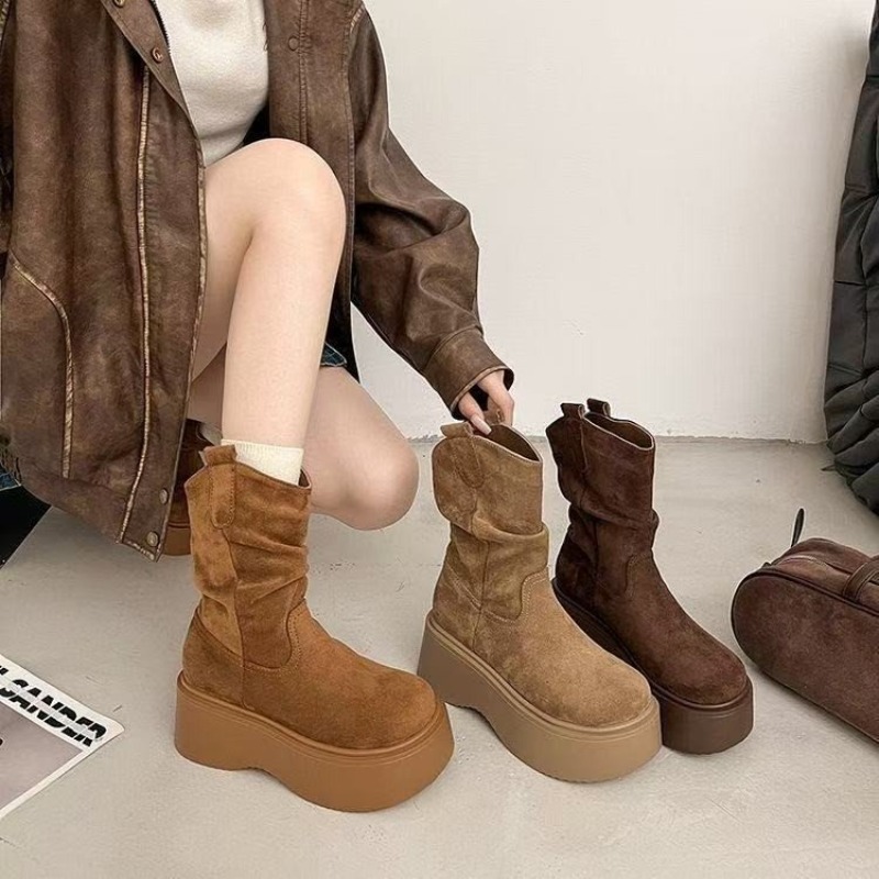 Damen-Plateau-Westernstiefel,  – Embroidery Garments Bewertung und Preis