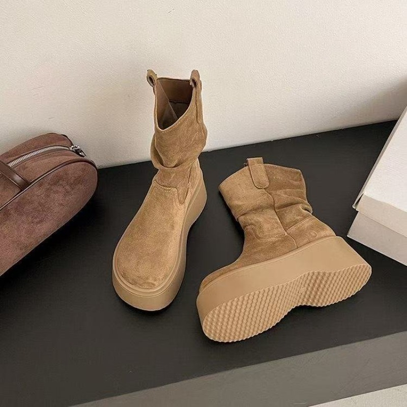 Damen-Plateau-Westernstiefel,  – Embroidery Garments Bewertung und Preis